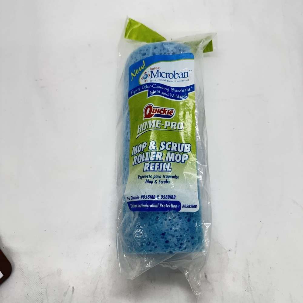 Quickie Homepro Roller Mop Refill Type M Fits Mop #058MB 058BMB Clean Smart NEW